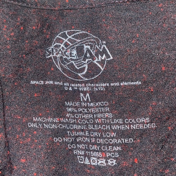 Black and red Space Jam vintage T. - Picture 3 of 3